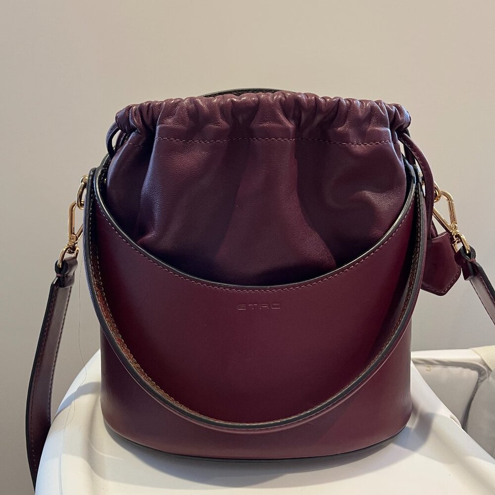 Etro Drawstring Saturno Bucket Bag